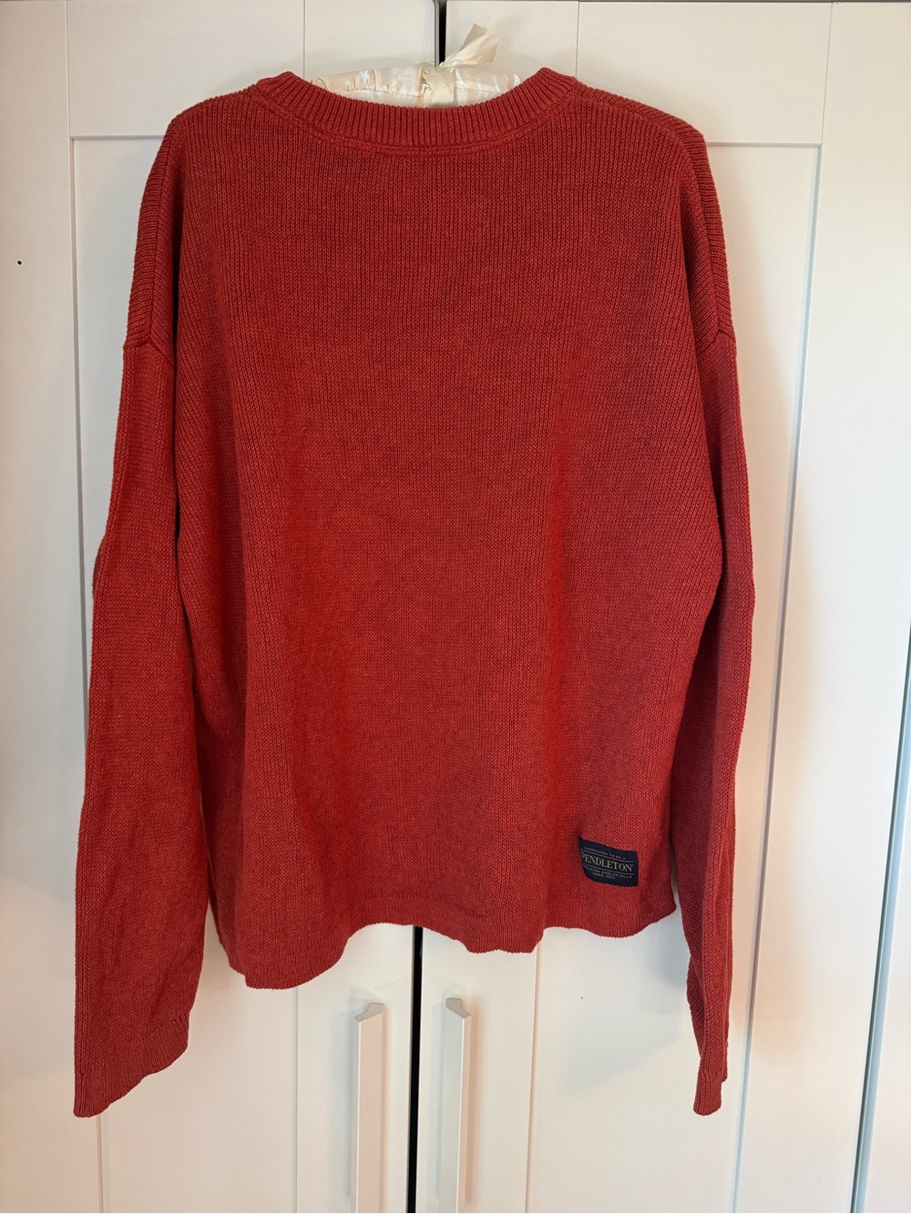 Pendleton Rust Geometric Crewneck Sweater - Picture 2 of 4